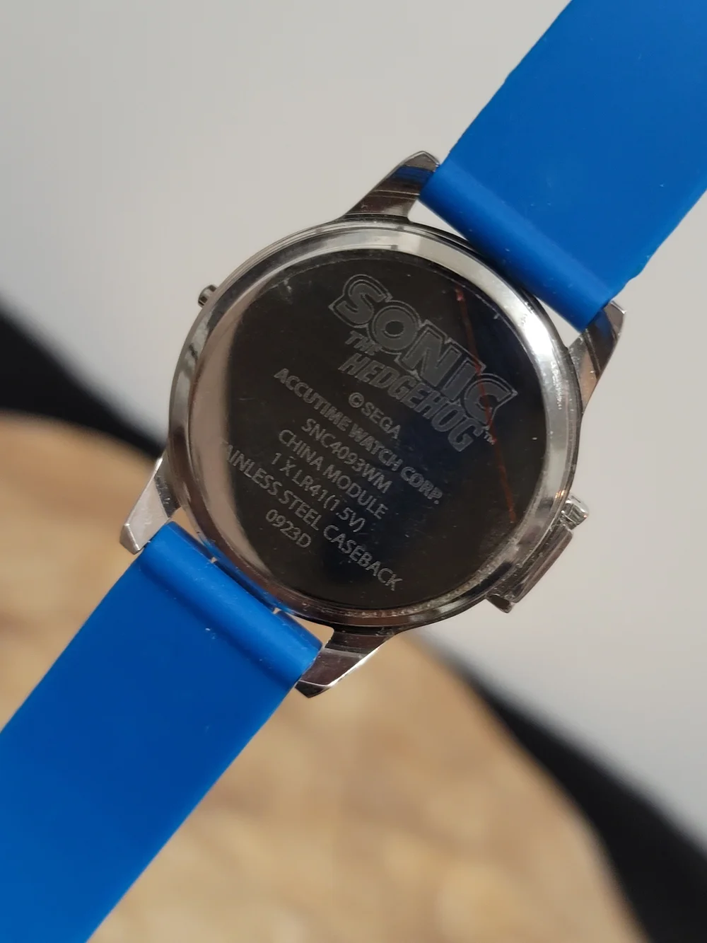 Blue Silicone Kids Character Watch with Metal Case